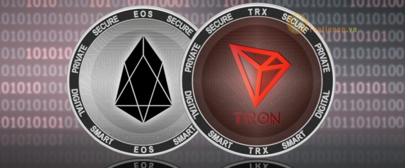 EOS ETH TRON so sánh các hệ sinh thái